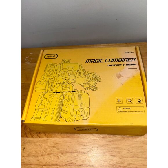 Lydaz Magic Combiner Transforming Robot Number Toys For Kids Ages 5+ STEM - Picture 3 of 4